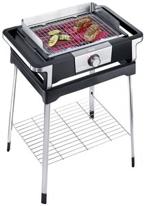Grill elektryczny Severin 8117, 3000 W, czarny, srebrny