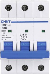 Wyłącznik automatyczny Chint NB1L 179703, 3 styki, 25 A