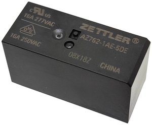 Przekaźnik drukowany Zettler Electronics AZ762-1AE-18DE, monostabilny, 1 cewka, 150 V/DC, 440 V/AC, 16 A, 1 szt.