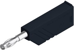 Wtyk lamelkowy SKS Hirschmann LAS N WS 4mm, czarny