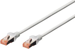 Kabel krosowy DIGITUS Professional CAT 6 S-FTP, LSZH, AWG 27/7, skrętka, 7 m długości, szary Kabel LAN Digitus DK-1644-070, 1 szt., RJ45, CAT 6, S/FTP, 7.00 m, szary