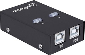 Przełącznik Manhattan 2-portowy USB 2.0 Przełącznik USB 2.0 Manhattan, 2 Porty