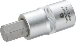 Nasadka trzpieniowa 12 mm TOOLCRAFT  816160 wewnętrzny sześciokąt 1 szt.
