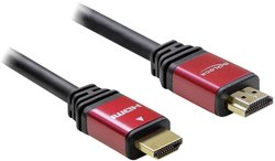 Kabel HDMI Delock 84335 84335, pozłacane styki, z rdzeniem ferrytowym, 5.00 m