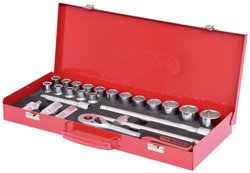 Zestaw kluczy nasadowych 1/2",, sześciokąt 24-częściowy Zestaw kluczy nasadowych KS Tools 917.4024 917.4024