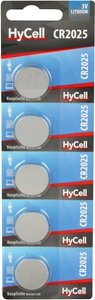 Ogniwo guzikowe HyCell CR2025 litowe 140 mAh 3 V 5 szt.