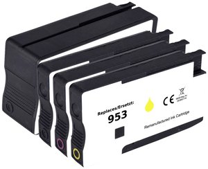 Renkforce Tusz Zamiennik HP 953, 6ZC69AE, LS058AE, F6U12AE, F6U13AE, F6U14AE Czarny, Cyjan, Magenta, Żółty  atrament Renkforce RF-5718854, 1 szt.