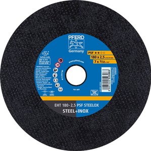 Tarcza tnąca prosta PFERD PSF STEELOX 61726122 180 mm 25 szt.