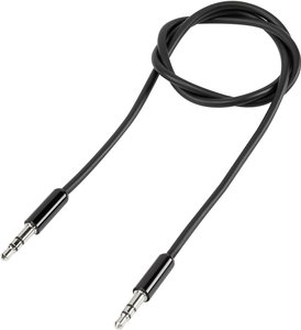 Kabel przyłączeniowy SpeaKa Professional wtyk jack 3,5 mm SuperSoft, czarny, 1,5 m Kabel Jack SpeaKa Professional SP-7870048 oplot SuperSoft 1.50 m