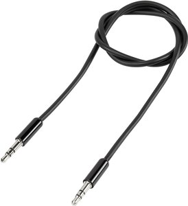 Kabel przyłączeniowy SpeaKa Professional wtyk jack 3,5 mm SuperSoft, czarny, 3 m Kabel Jack SpeaKa Professional SP-7870492 oplot SuperSoft 3.00 m