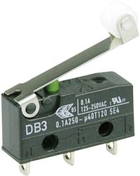 Mikroprzełącznik DB3C-A1RC 250 V/AC 0.1 A 1 x wł/(wł) ZF  chwilowy 1 szt.