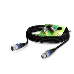 XLR kabel 2.50 m Sommer Cable GA1B-0250-SW-BL 1 szt.