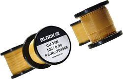 Drut miedziany, emaliowany Block CU-TIW 100/0,50, 0.50 mm, 45.3 m