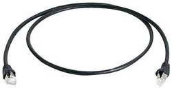 Kabel LAN Telegärtner L00003A0060, 5 m, RJ45, CAT 6a, S/FTP, 5.00 m, czarny