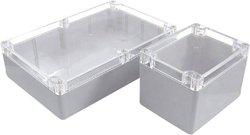 Obudowa instalacyjna Camdenboss, ABS, szary błyszczący, przejrzysty, (D x S x W) 240 x 160 x 90 mm, 1 szt.