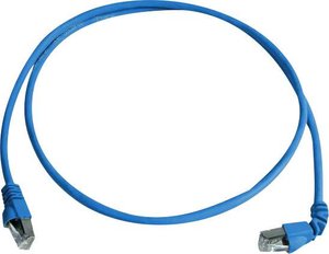 Kabel LAN Telegärtner L00001A0159, 1 szt., RJ45, CAT 6a, S/FTP, 2.00 m, niebieski