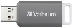 Pamięć USB Verbatim DataBar128 GB szary Pendrive USB Verbatim 49456, 1 szt.