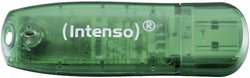 Pendrive USB 2.0 Intenso Rainbow Line, 8 GB, zielony, 28 MB/s / 6,5 MB/s