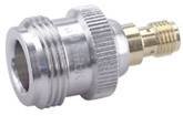 Adapter N Huber & Suhner 22542386, złącze żeńskie N - złącze żeńskie SMA, 1 szt.