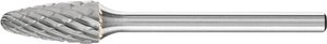 Frez z węglika wolframu, okrągły łuk 6x13 mm, trzpień ø 3 mm, 3 zęby PLUS do uniwersalnych zastosowań Frez PFERD RBF 0613/3 Z3 PLUS 21230083, 6 mm x 43 mm , 1 szt.