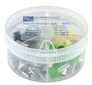 Zestaw końcówek rurkowych Vogt Verbindungstechnik 737047, 4 mm² - 16 mm², 100 szt.