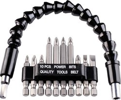 Zestaw bitów z elastycznym wałem, 11 szt. Bity kwb  113990 11 szt.