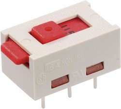 Przełącznik suwakowy Arcolectric  250 V/AC 6 (3) A, biały