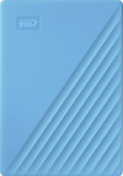 WD My Passport ™ 2TB Blue USB 3.0 ochrona hasłem i oprogramowanie do automatycznego tworzenia kopii zapasowych danych WD My Passport 2 TB  Zewnętrzny dysk twardy 6,35 cm (2,5'') USB 3.2 Gen 1 (USB 3.0) niebieski WDBYVG0020BBL-WESN