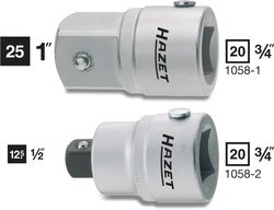 Adapter do nasadek Hazet  1058-2   Pasuje do łba o kształcie 1/2'' (12.5 mm) 1 szt.
