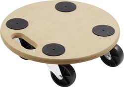 Wózek płaski Meister Werkzeuge 0821350  drewno  Maksymalne obciążenie: 150 kg 350 mm x 350 mm x 100 mm  Ilość rolek 4