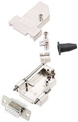 Zestaw listew żeńskich D-Sub encitech DTSL09-LJSRG-S-HDS15-W-K 6355-8043-11, rzędy: 3, styki: 15, 45 °, 1 szt.