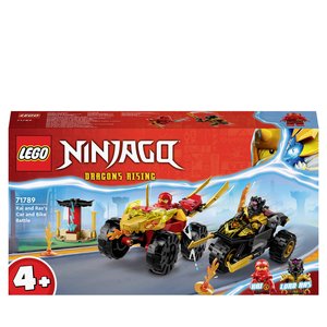 LEGO® NINJAGO 71789 Ścigaj się ścigaczem Kaia i motocyklem Ra 1 szt.