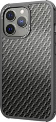 Black Rock Robust Real Carbon Cover Apple iPhone 13 Pro czarny