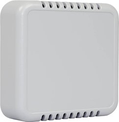 Obudowa czujnika pomieszczenia w kolorze szarym: Obudowa do czujnika CO2, czujnik temperatury itp. Obudowa uniwersalna Camdenboss CBRS, ABS, szary, (D x S x W) 74 x 74 x 24.5 mm, 1 szt.