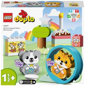 LEGO® DUPLO® 10977 My First Puppy &amp, Kitten - z dźwiękiem