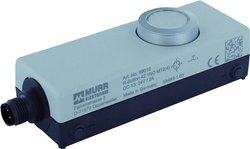Przycisk resetujący z 1 podświetlanym przyciskiem 1 zestyk zwierny w obudowie IP65 ze złączem M12, 4-pin Przycisk Murr Elektronik podświetlenie, siłownik płaski 1 szt.