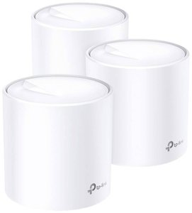 TP-Link Deco X20 AX1800 Mesh Wi-Fi 6 System dla całego domu, 3 sztuki, biały Sieć Mesh TP-LINK Deco X20, 1800 MBit/s Gigabit-LAN (1 Gbit/s)