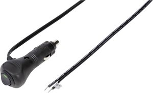 Złącze męskie samochodowe wraz z kablem TRU COMPONENTS 548045 Obciążalność prądu maks.: 10 A 12 V/DC