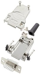 Zestaw listew żeńskich D-Sub encitech DTZF09-HDS15-W-K 6355-8063-11, rzędy: 3, styki: 15, 180 °, 1 szt.