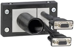 Ramka na przepusty kablowe KEL Icotek, KEL 10/3, 42212, (D x S x W) 98.3 x 58 x 17 mm, czarny, 1 szt.