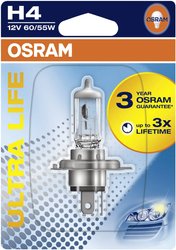 Żarówka samochodowa H4 OSRAM Ultra Life, P43t, 55/60 W, 12 V, 1 szt.