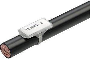 Uchwyt na etykietę Weidmüller WKM 18/43 1610700000-50, montaż: opaska kablowa, 18 x 43 mm, 50 szt.