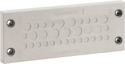 Płytka z przepustami kablowymi KEL-DPZ 24 Icotek, KEL-DPZ 24/17, 43705, (D x S) 147 mm x 58 mm, szary, czarny, 1 szt.