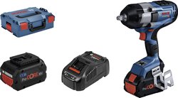 Wydajny akumulatorowy klucz udarowy 1/2'' z regulowanymi trybami pracy i technologią bezszczotkową BITURBO Wkrętarka udarowa akumulatorowa Bosch Professional GDS 18V-1000 C 18 V 5.5 Ah Li-Ion