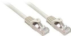 Kabel LAN LINDY 48390, 1 szt., RJ45, CAT 5e, F/UTP, 0.50 m, szary