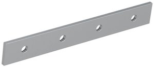 Barthelme 62398802 CATania Verbinder gerade Łącznik profilu       stal nierdzewna V2A (D x S x W) 80 x 10.5 x 1.7 mm  1 zest.