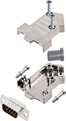 Zestaw listew męskich D-Sub encitech D45NT09-M-DMP-K 6355-0072-11, rzędy: 2, styki: 9, 45 °, 1 zest.