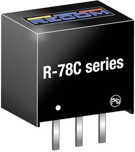 Przetwornica DC/DC, do PCB RECOM R-78C15-1.0 R-78C15-1.0, SIP-3, 15, 1 A, 1 szt.