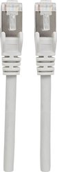 Kabel sieciowy Intellinet Cat6a S / FTP 100% miedzi Certyfikat Cat6a Wtyczka LS0H RJ45 / Wtyczka RJ45 1,5 m szary Kabel LAN Intellinet 317139, 1 szt., RJ45, CAT 6a, S/FTP, 1.50 m, szary