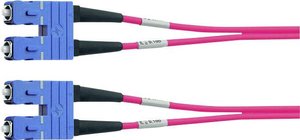 Kabel światłowodowy Telegärtner L00880A0018, złącze męskie SC, złącze męskie SC, 1.00 m